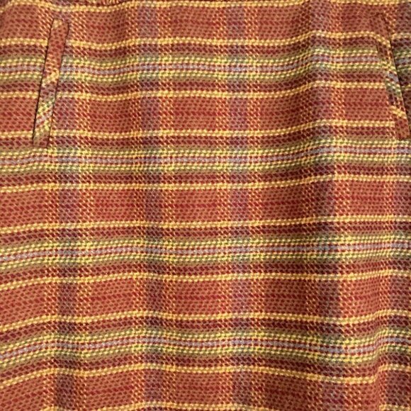 NWT Talbots Wool Blend Striped Warm Winter  Fall Skirt 12P - Picture 3 of 7